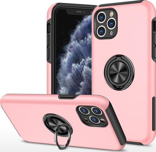 Apple iPhone 11 Pro Max Kılıf Soft Tasarım Elit Yüzüklü Lüx Kapak