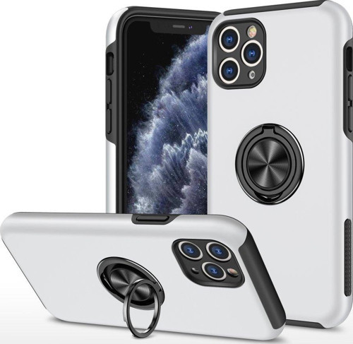 Apple iPhone 11 Pro Max Kılıf Soft Tasarım Elit Yüzüklü Lüx Kapak