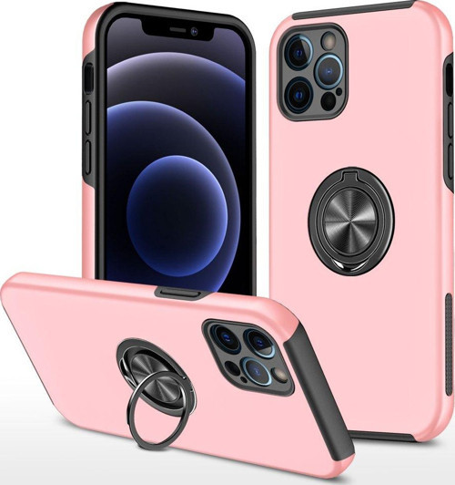 Apple iPhone 12 Pro Max Kılıf Soft Tasarım Elit Yüzüklü Lüx Kapak