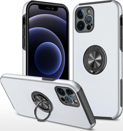 Apple iPhone 12 Pro Max Kılıf Soft Tasarım Elit Yüzüklü Lüx Kapak