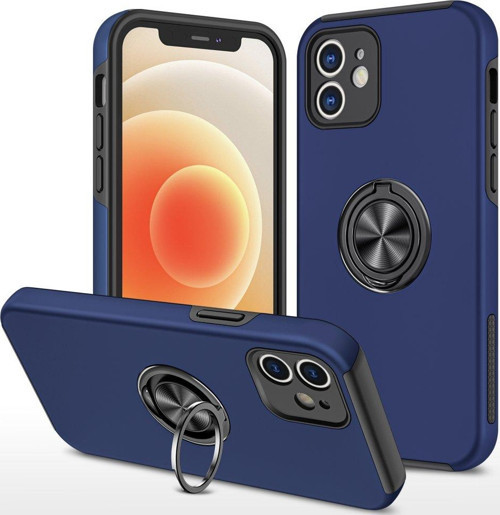 Apple iPhone 12 Kılıf Soft Tasarım Elit Yüzüklü Lüx Kapak