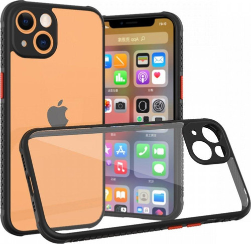 Apple iPhone 13 Mini Kılıf Köşeler Airbag Özellikli Arkası Sert p.c Kenarı Silikon Miami Kapak