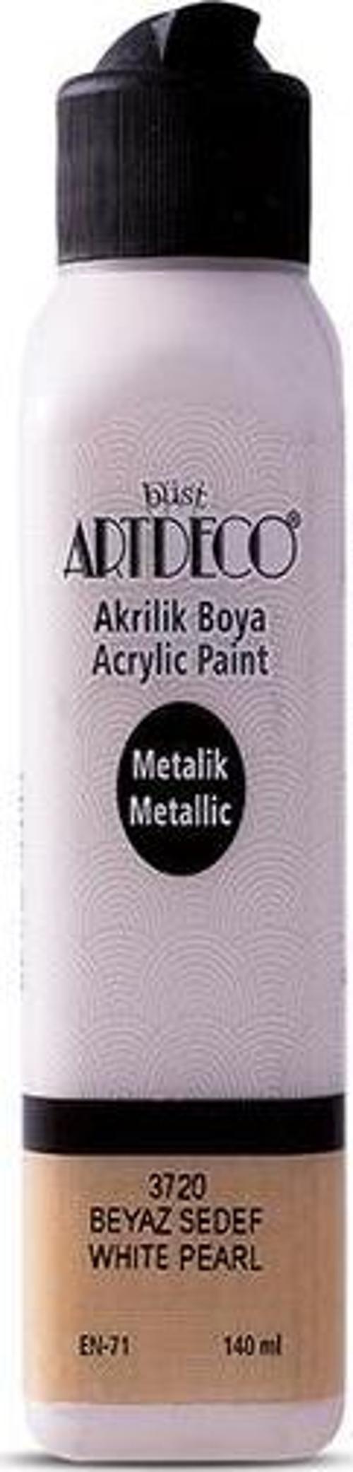Akrilik Boya 140 ML Metalik Beyaz 071R-3720