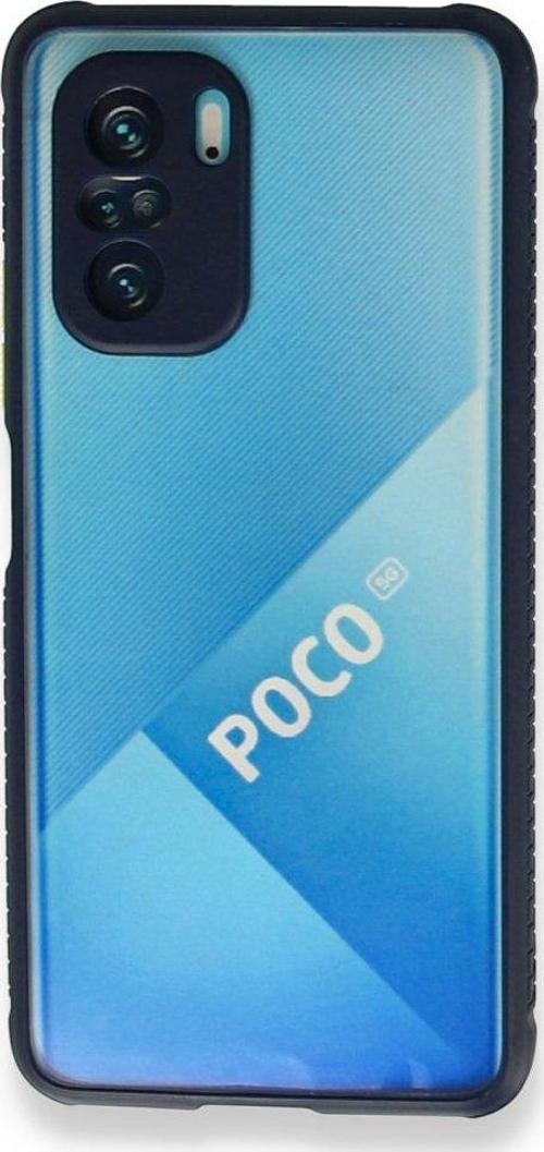 Xiaomi Redmi K40 Pro Kılıf Köşeler Airbag Özellikli Arkası Sert p.c Kenarı Silikon Miami Kapak