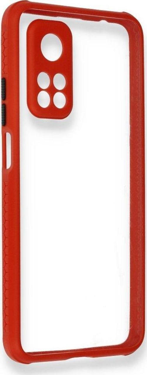 Xiaomi Mi 10T Kılıf Köşeler Airbag Özellikli Arkası Sert p.c Kenarı Silikon Miami Kapak