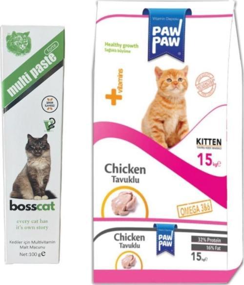 Yavru Kedi Maması 15 kg + Multi Vitaminli Malt