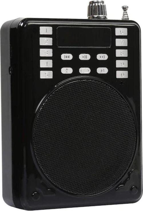 KTX 1601 Mikrofonlu Rehber Öğretmen Amfisi USB/TF/AUX FM Destekli Hoparlör