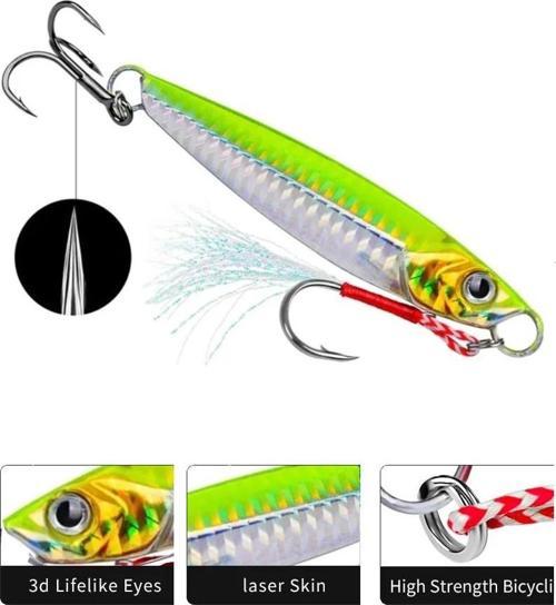 Jig Yem  Rapala Lures Yapay Yem Suni yem 21Gr 7cm Lrf Spin Avı Yem Asist Kancalı jig Yem