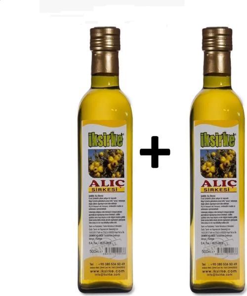 İksirke Katkısız Doğal Alıç Sirkesi 500 ML 2Adet