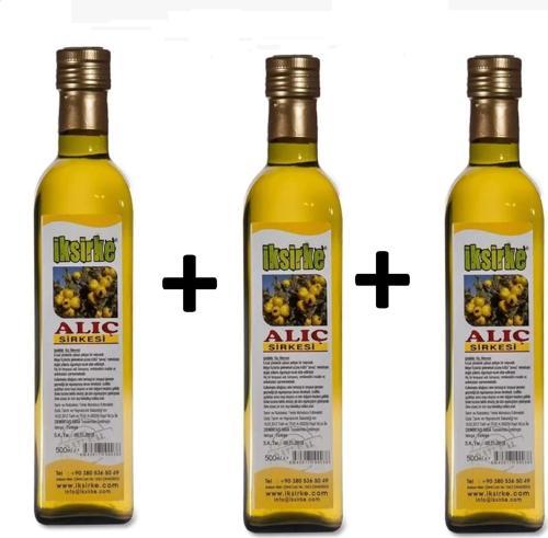 İksirke Katkısız Doğal Alıç Sirkesi 500 ML 3Adet
