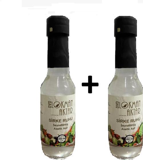 Lokman Aktar Sirke Ruhu Beyaz (Saf Sirke) Sirke 250 ml 2Adet