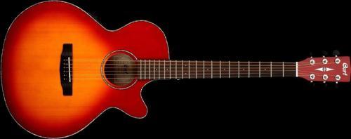 SFX-ESSB ELEKTRO AKUSTİK GİTAR, SATİN SUNBURST, LADİN KAPAK