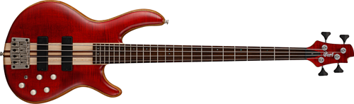 A4PLUS FMMH OPBC BAS GİTAR 4 TELLİ OPEN PORE BLACK CHERRY