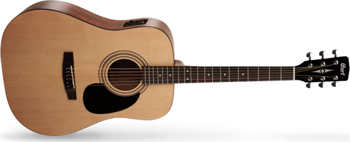 AD810E-OPW ELEKTRO AKUSTİK GİTAR, KILIFLI, OPEN PORE, LADİN K