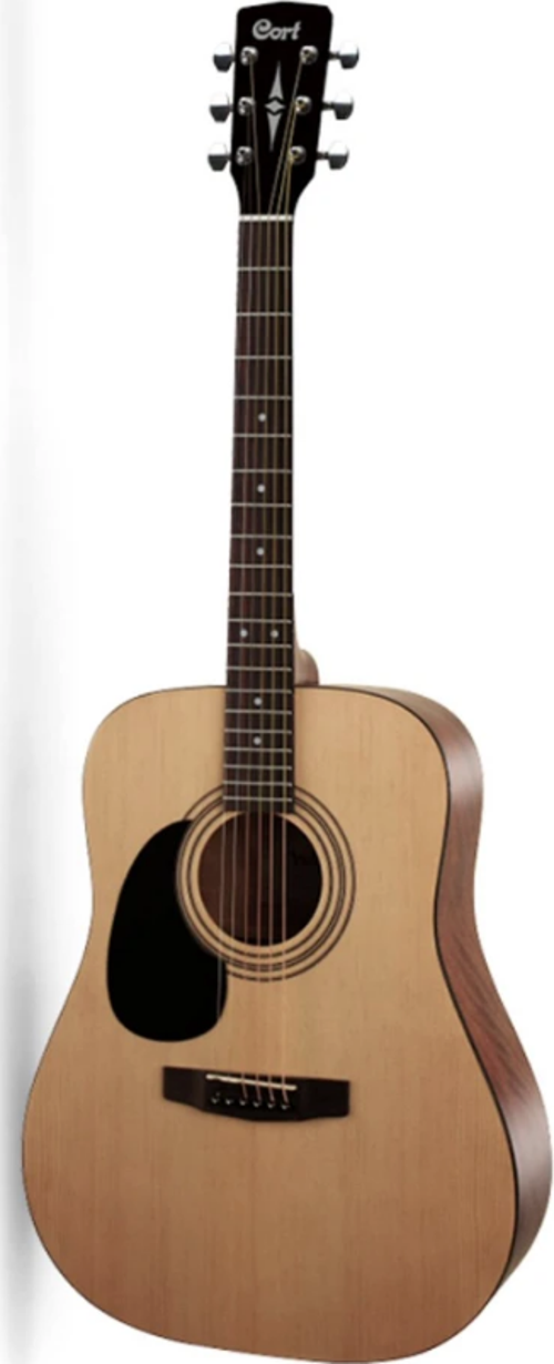 AD810LHOP AKUSTİK GİTAR SOLAK, OPEN PORE, LADİN KAPAK, ARKA 