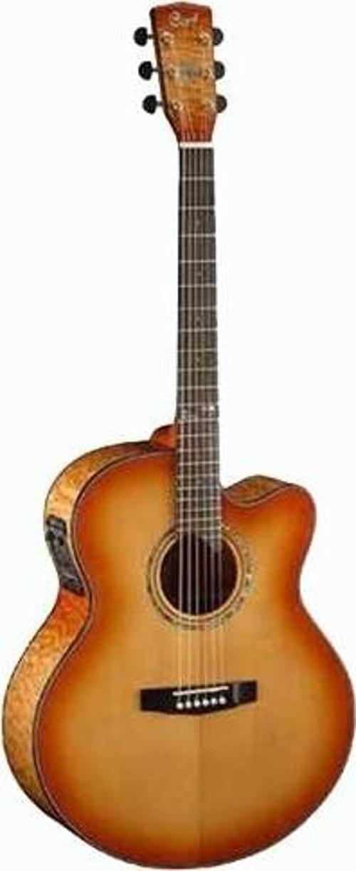 CJ7X LVB ELEKTRO AKUSTİK GİTAR, JUMBO CUTAWAY, LIGHT VINTAG