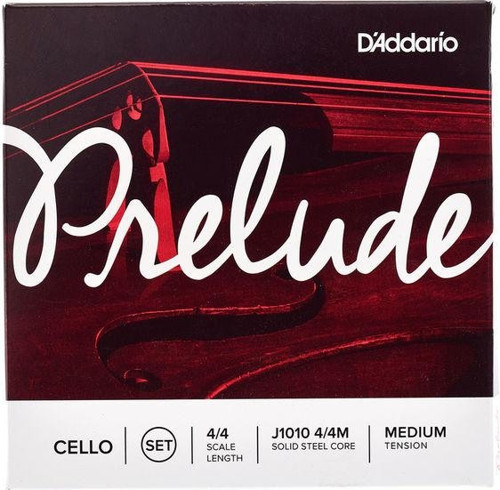 J1010 CELLO TEL SETİ, PRELUDE, 4/4 SCALE, MEDIUM TENSION