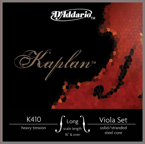 K410LH VIOLA TEL SETİ, KAPLAN, LONG SCALE 16" & OVER, HEA