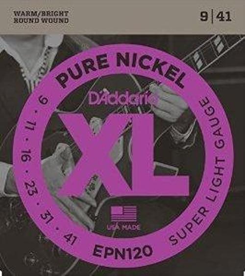EPN120 ELEKTRO GİTAR TEL SETİ, XL, PURE NICKEL, 9-41, SUP