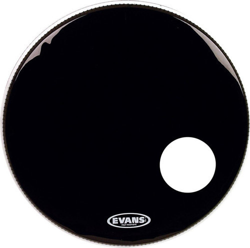 BD18RB DERİ 18 EQ3 RESONANT SİYAH KİCK ÖN DELİKLİ TEK KAT