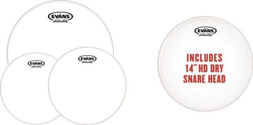 EPP-G2HDD-F DERİ SETİ 10+12+14+14 G2 TOM CLEAR+HD DRY