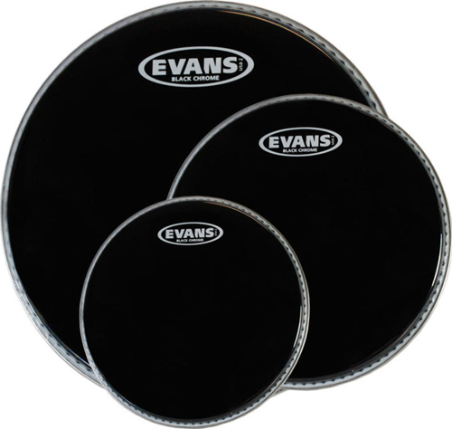 ETPCHR-R DERİ SETİ 10+12+16 BLACK CHROME TOM CLEAR ROCK KİT