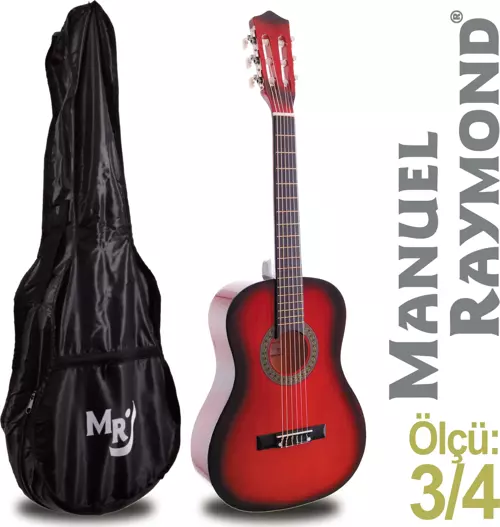6-8 yaş Klasik Gitar 1/2 Junior MRC87RB (KILIF HEDİYE)