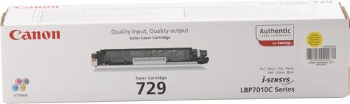 CRG-729Y Yellow Sarı 1.000 Sayfa Toner LBP7010-7018