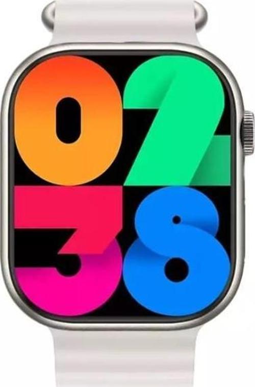 2024 Watch 9 Pro Amoled Ekran Android İos Uyumlu Akıllı Saat Beyaz