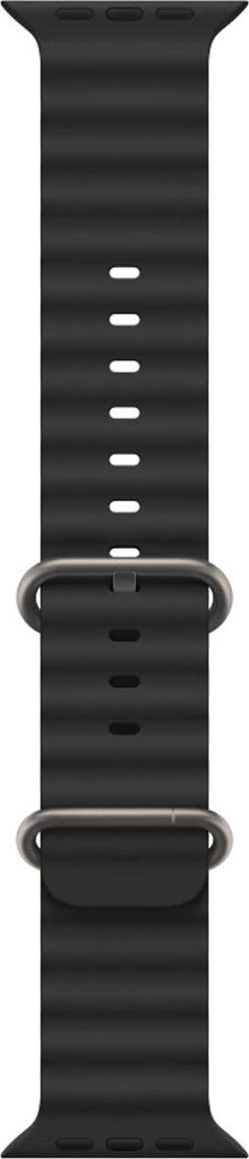 Winex 42-49mm Yeni Nesil Apple Uyumlu Akıllı Saat Kordonu Silikon Siyah
