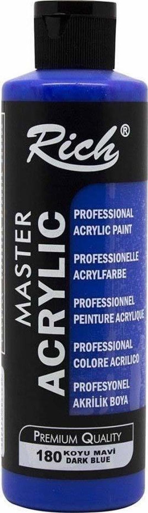 Akrilik Boya 120 CC Koyu Mavi 120-180