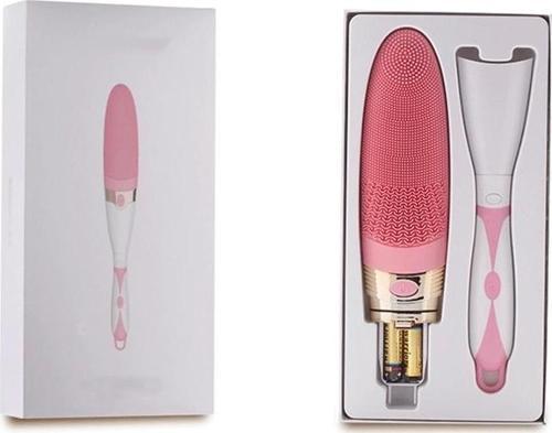 360° Dönebilen Pilli Titreşimli Kauçuk Duş Masaj Fırçası Rahatlatıcı