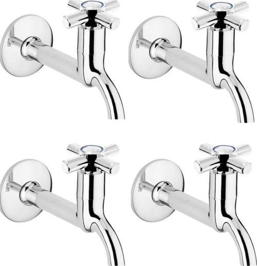 4lü Artı Aç Kapa 4 Kollu Krom Çevirveli Musluk Duvardan Tek Girişli