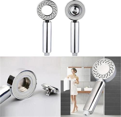 Çift Taraflı Yüksek Basınçlı Şampuan Hazneli Tasarruflu Duş Başlığı