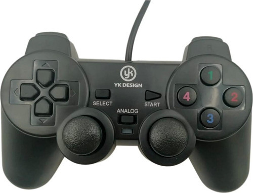Çift Titreşimli Usb Kablolu Oyun Kolu Pc Uyumlu Vibration Gamepad