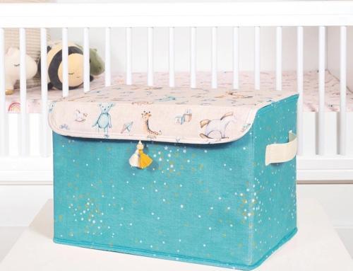 Baby Püsküllü Kapaklı Kutu Düzenleyici Çok Amaçlı Organizer Kutu Maxi Boy (yeşil) 04232