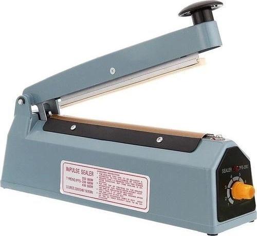 Fs-200 Metal Gövdeli Kullanımı Kolay Poşet Ağzı Kapama Yapıştırma Makinası (20cm) Impulse