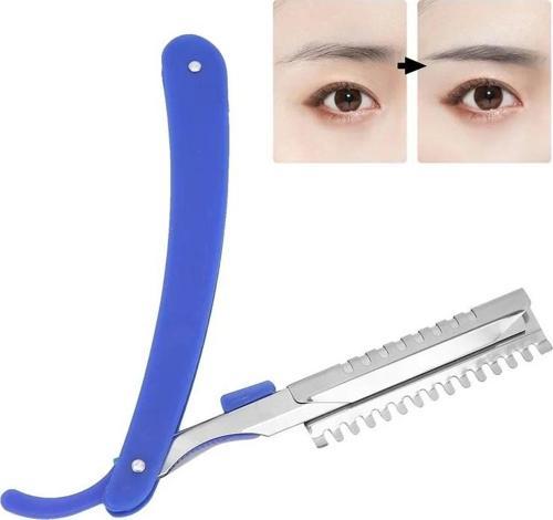 Günlük Zarif Katlanır Kaş Düzelticil Paslanmaz Çelik Kaş Düzenleyici