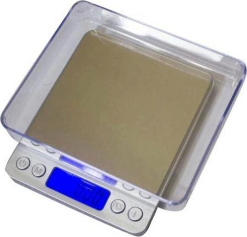 Kare Laboratuvar Ve Kuyumcu Hassas Terazi 500 Gr 0.1-2 Kg 0.01