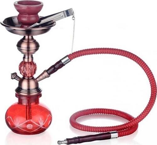 Küçük Boy Taşınabilir Nargile Takımı - Kırmızı
