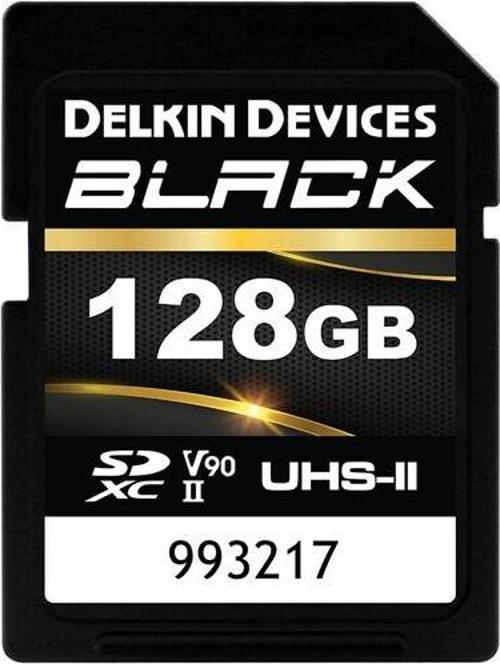 DELKIN DEVICES BLACK 128GB SD UHS-II U3 V90