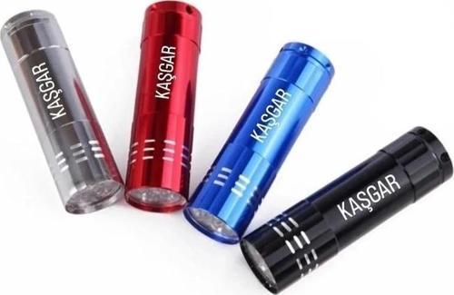 Süper Parlak 9 Ledli Metal Mini El Feneri