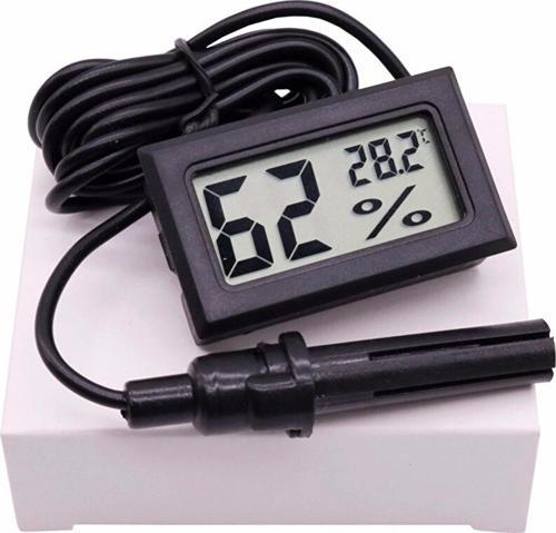 Robot Elektronik Dijital Ekran Sıcaklık Ve Nem Ölçer - Termometre Higrometre Kuluçka