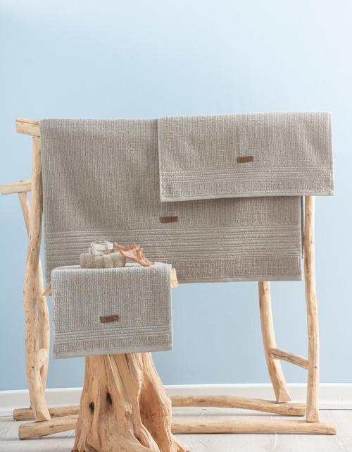 %100 Pamuk Wellness Havlu Seti Sand Bej