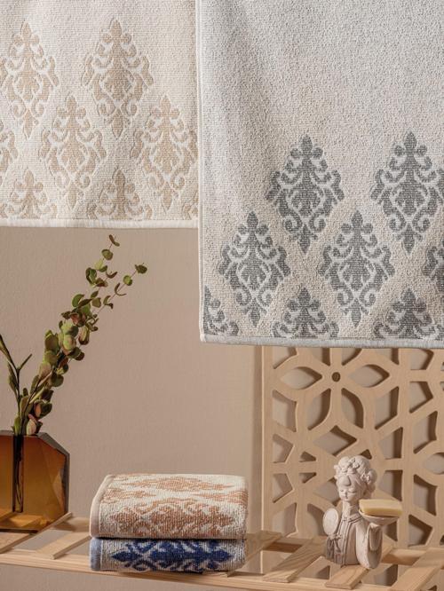 4'lü Jakarlı İskandinav Havlu Seti Bertel 50x90
