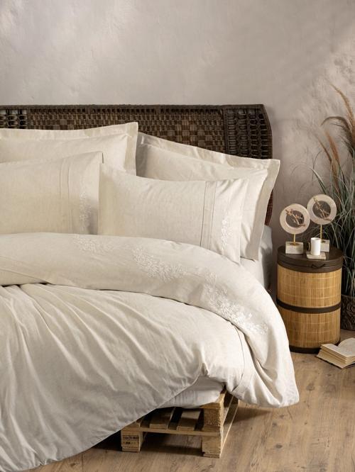 Cotton Keten Çift Kişilik Nevresim Takımı Forbes