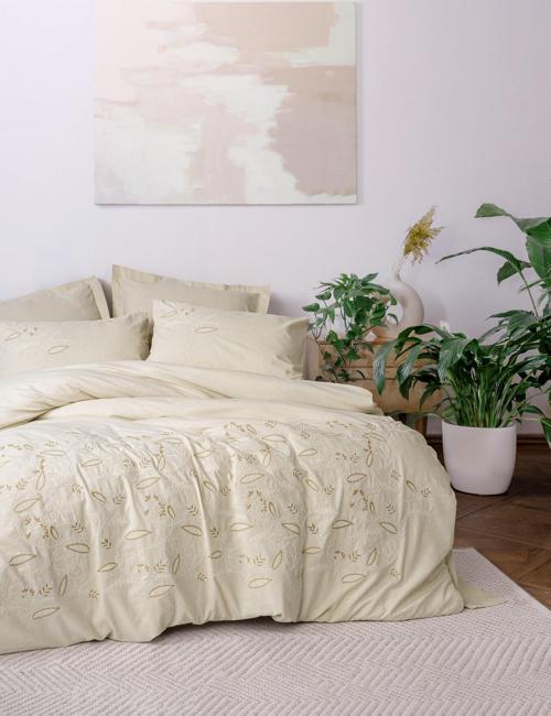 Cotton Keten Çift Kişilik Nevresim Takımı Lapelis