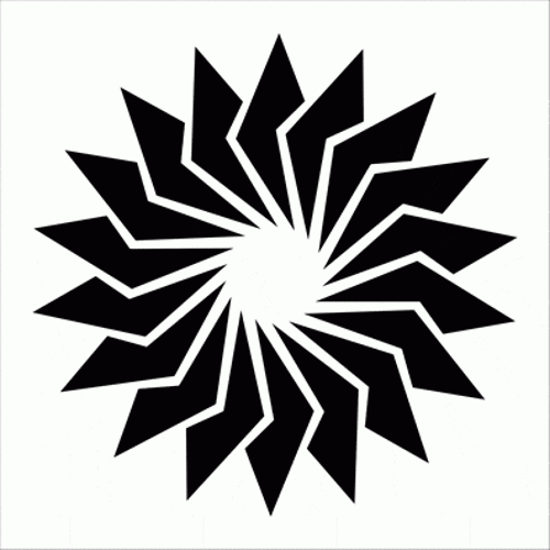 Geometrik Çiçek Stencil Boyama şablonu 30x30 cm, Duvar Stencil, Fayans Stencil, Mobilya Stencil