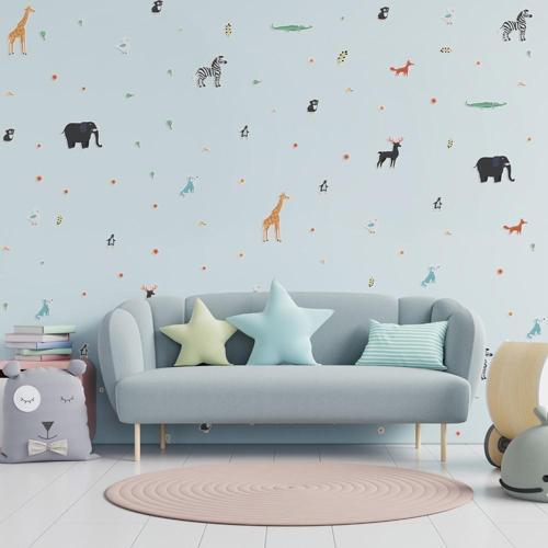 Küçük Hayvanlar Duvar Stickerı