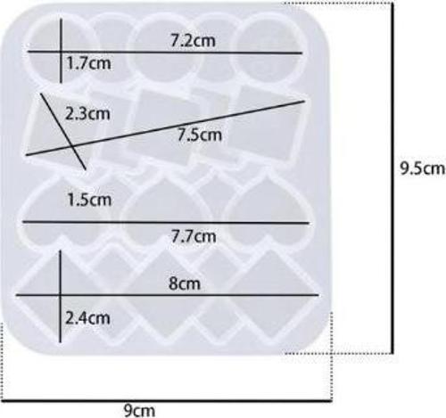 Epoksi Silikon Kalıp 90x95mm - Toka (270)